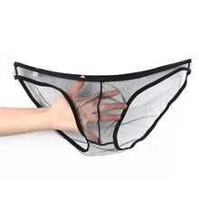 Ultra-thin Mesh Underwear Men's Sexy Low Waist Transparent Briefs Comfortable Quick Dry Panties Male See Through Underpants A50
Ultra-thin Mesh Underwear Men's Sexy Low Waist Transparent Briefs Comfortable Quick Dry Panties Male See Through Underpants A50