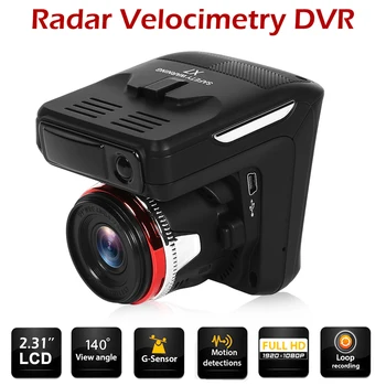 

Rearview Mirror Tachograph Reverse X7 2 in 1 Dashcam Car Anti Radar Detector 1080p Full HD Car DVR Dashboard Camera