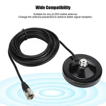 5M UHF Male/M Male Antenna Extension Connector Cable Line with Sucker Base Stronger Magnetism for any pl-259 mobile antenna
5M UHF Male/M Male Antenna Extension Connector Cable Line with Sucker Base Stronger Magnetism for any pl-259 mobile antenna