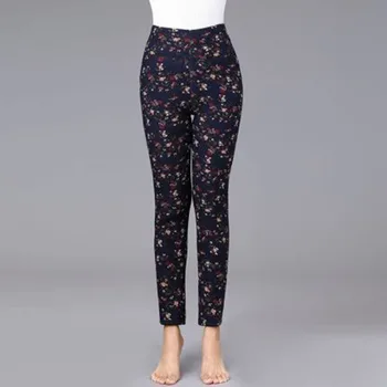 Autumn winter plus velvet pants women middle-aged elderly high waist elastic floral trousers outer wear thick warm pants B300
Autumn winter plus velvet pants women middle-aged elderly high waist elastic floral trousers outer wear thick warm pants B300
