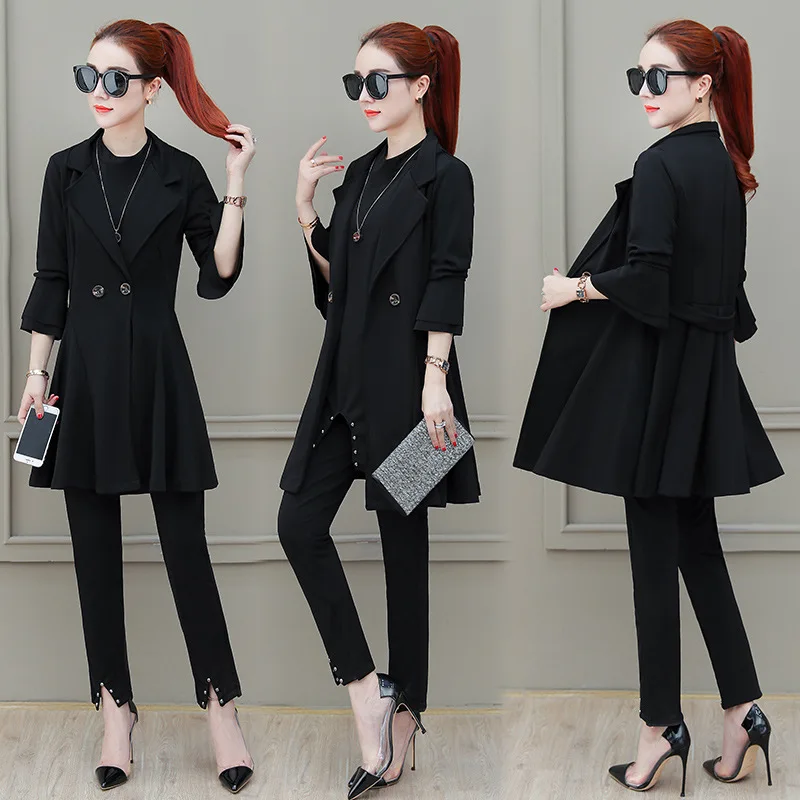 2018 Autumn Clothing New Style nv zhuang fang Tall Goddess-Style Set Fashion Western Style Three-piece Set
2018 Autumn Clothing New Style nv zhuang fang Tall Goddess-Style Set Fashion Western Style Three-piece Set