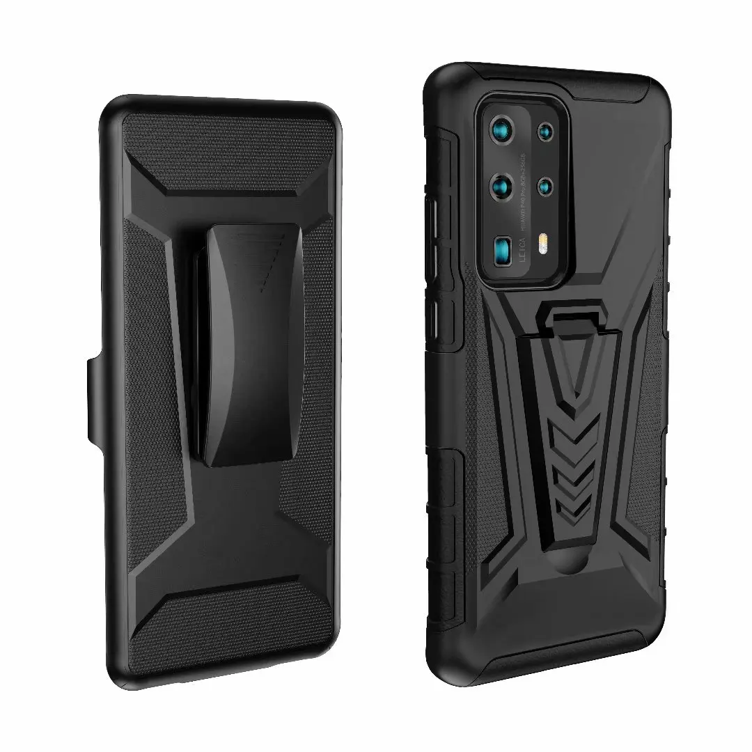 

ShockProof Heavy Duty Armour Tough Stand Case With Belt Clip For Samsung Galaxy A02S (Only Fit Europe Version)