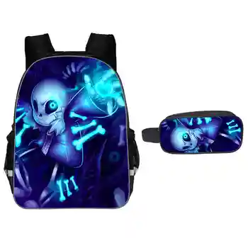 Anime Undertale Backpack for Teenage Girls Boys Pencil Holder Sans Children School Case + Book Bag Set Women Men School Bags
Anime Undertale Backpack for Teenage Girls Boys Pencil Holder Sans Children School Case + Book Bag Set Women Men School Bags
