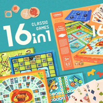 Children's 16-in-1 multi-function board game Sudoku game parent-child puzzle early education chess toys travel board game
Children's 16-in-1 multi-function board game Sudoku game parent-child puzzle early education chess toys travel board game