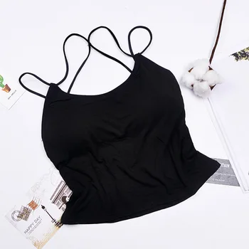 Comfortable New Sexy Tank Crop Top Supersoft Modal Women Tops Sleeveless Camis Tank Top Backless Sexy Underwear Women Camisole 
Comfortable New Sexy Tank Crop Top Supersoft Modal Women Tops Sleeveless Camis Tank Top Backless Sexy Underwear Women Camisole