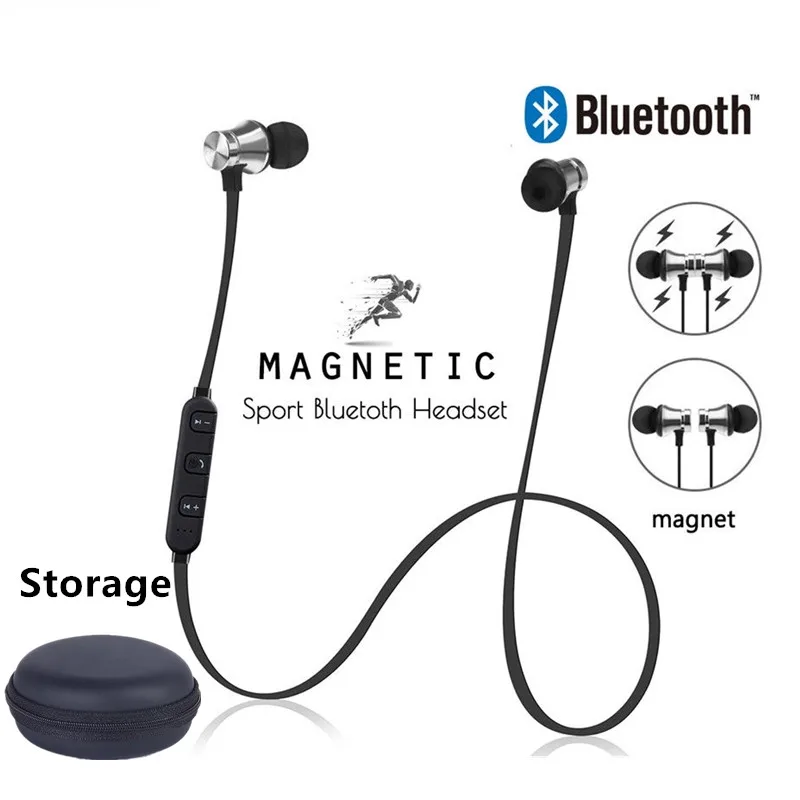 Magnetic Bluetooth Earphone V4.2 Stereo Sports Waterproof Earbuds Wireless in-ear Headset with Mic for iPhone Samsung
Magnetic Bluetooth Earphone V4.2 Stereo Sports Waterproof Earbuds Wireless in-ear Headset with Mic for iPhone Samsung