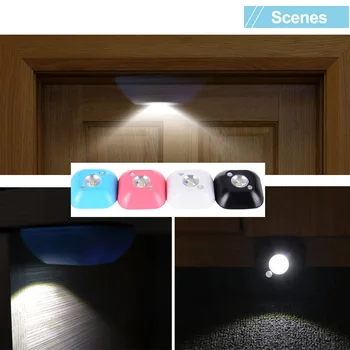 LED Sensor Night Light Mini Wireless Lamp PIR Infrared Motion Activated Sensor Night Lamp with 3M Tape Lamp Cabinet Stairs Light
LED Sensor Night Light Mini Wireless Lamp PIR Infrared Motion Activated Sensor Night Lamp with 3M Tape Lamp Cabinet Stairs Light