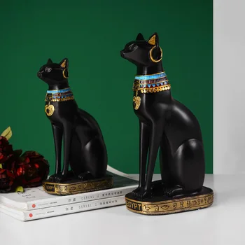 Egyptian cat statue decoration home decoration resin craft modern retro buster goddess god pharaoh statue table decoration gift
Egyptian cat statue decoration home decoration resin craft modern retro buster goddess god pharaoh statue table decoration gift