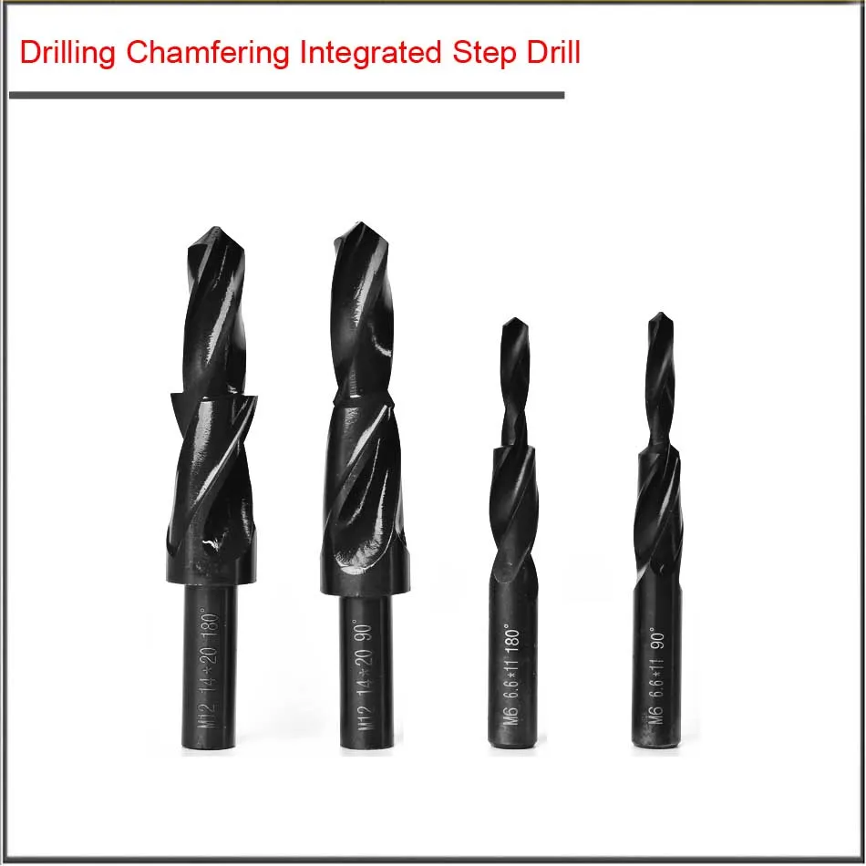 M3-12mm HSS Drilling chamfered countersunk head integrated step drill,Second stage bit with screw countersunk head
M3-12mm HSS Drilling chamfered countersunk head integrated step drill,Second stage bit with screw countersunk head