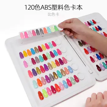 120 Double-Sided Nail Tips Display Book Embedded Professional Model Nail Salon Display Tools With False Tips Nail Art Tools
120 Double-Sided Nail Tips Display Book Embedded Professional Model Nail Salon Display Tools With False Tips Nail Art Tools