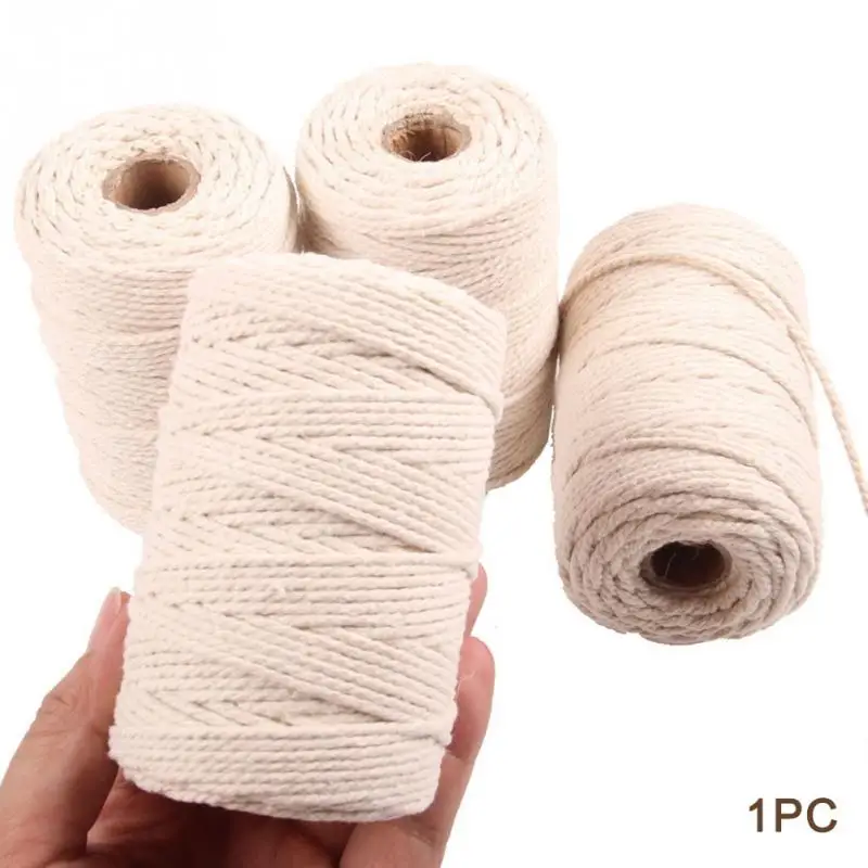 Cotton Rope Beige DIY Craft Twisted for Cord Tying Cotton Rope Macrame String Accessories
Cotton Rope Beige DIY Craft Twisted for Cord Tying Cotton Rope Macrame String Accessories