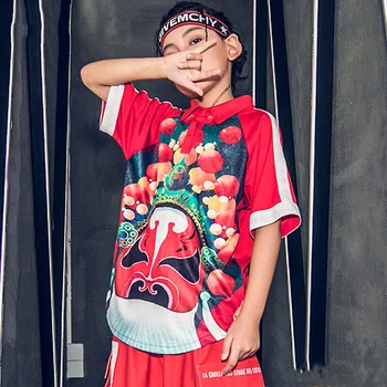 New Hip Hop Kids Dance Costume Chinese Peking Opera Pattern Street Dance Clothing Hip Hop Set Clothes Jazz Stage Costume VDB732
New Hip Hop Kids Dance Costume Chinese Peking Opera Pattern Street Dance Clothing Hip Hop Set Clothes Jazz Stage Costume VDB732