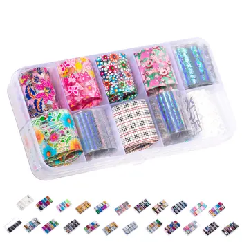 10 Pcs Gradient Starry Sky Laser Nail Foil Sticker Set Holographic Paper Nail Transfer Decal DIY Tips for Nail Art Decoration
10 Pcs Gradient Starry Sky Laser Nail Foil Sticker Set Holographic Paper Nail Transfer Decal DIY Tips for Nail Art Decoration