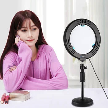 for PULUZ PKT3079B Tripod Mount+7.9Inch 20cm USB Ring Light for Vlogging Video Light Live Broadcast Kits
for PULUZ PKT3079B Tripod Mount+7.9Inch 20cm USB Ring Light for Vlogging Video Light Live Broadcast Kits