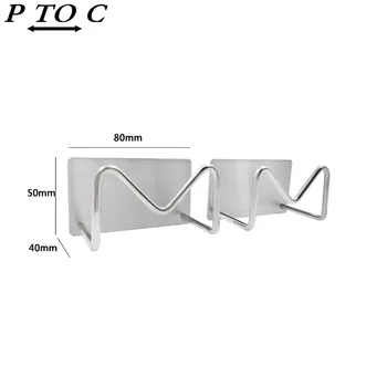 PTOC 304 Stainless Steel Storage Rack Sink Cover Kitchen Nail-Free Glue Wall Hooks Kitchen Organizer Dish Cloth Sponge
PTOC 304 Stainless Steel Storage Rack Sink Cover Kitchen Nail-Free Glue Wall Hooks Kitchen Organizer Dish Cloth Sponge