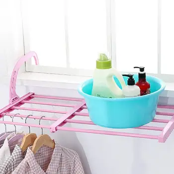 Windowsill Clothes-drying Rack Simple Folding Air-drying Rack Balcony Retractable Shoe-drying Creative Multi-functional Hanging
Windowsill Clothes-drying Rack Simple Folding Air-drying Rack Balcony Retractable Shoe-drying Creative Multi-functional Hanging