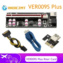 INIOICZMT VER009 USB 3.0 PCI-E Riser VER009S Plus Express 1X 4x 8x 16x Extender Pcie Riser Adapter Card SATA 15PIn To 6Pin Power
INIOICZMT VER009 USB 3.0 PCI-E Riser VER009S Plus Express 1X 4x 8x 16x Extender Pcie Riser Adapter Card SATA 15PIn To 6Pin Power