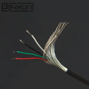 10metre 4 x 32AWG OD2.2mm wire black data cable / USB cable / DIY plug the power for Phone / tablet charging cable 
10metre 4 x 32AWG OD2.2mm wire black data cable / USB cable / DIY plug the power for Phone / tablet charging cable