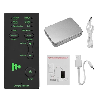 M1 Mini Portable Sound Changer for Live Streaming Online Chatting Singing Compatible with Smartphone Tablet PC
M1 Mini Portable Sound Changer for Live Streaming Online Chatting Singing Compatible with Smartphone Tablet PC