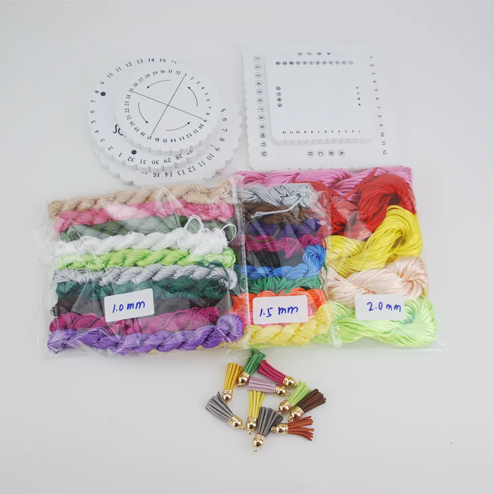 DIY Macrame Cords Kumihimo Disc Plate Braided String Bracelet Schijf Disk Handmade Materials Jump ring buckle tassel set ds208
DIY Macrame Cords Kumihimo Disc Plate Braided String Bracelet Schijf Disk Handmade Materials Jump ring buckle tassel set ds208
