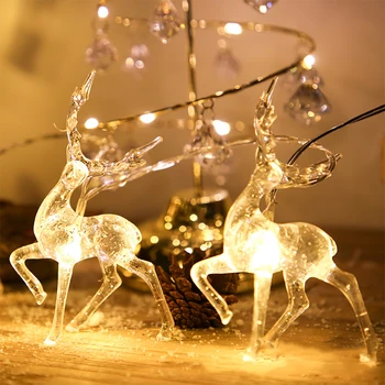 10/20pcs Christmas Decals LED Fairy String Lights Battery Operated Warm White Led Reindeer Fairy String Lights Xmas Decor
10/20pcs Christmas Decals LED Fairy String Lights Battery Operated Warm White Led Reindeer Fairy String Lights Xmas Decor