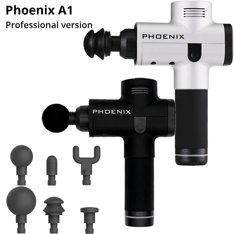 Muscle Massage Gun Portable Electronic Therapy High Frequency Vibration Massage Therapy Body Relaxation Massager Phoenix A1
Muscle Massage Gun Portable Electronic Therapy High Frequency Vibration Massage Therapy Body Relaxation Massager Phoenix A1