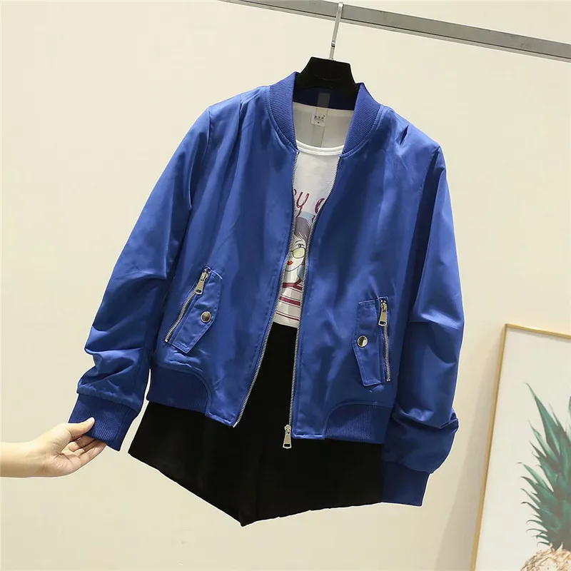 Autumn Clothing Pilots Jacket Women's Baseball Uniform Loose-Fit BF Korean-style Students Short Coat Casual Long-sleeved Cardiga
Autumn Clothing Pilots Jacket Women's Baseball Uniform Loose-Fit BF Korean-style Students Short Coat Casual Long-sleeved Cardiga
