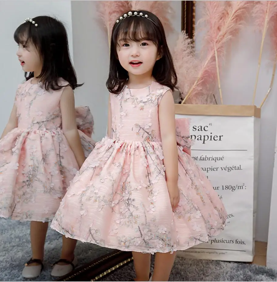 New Fashion Sleeveless Baby Girl Dress Flower Pink Kids Girl Christening Gown Birthday Princess Party Dress For Baby Baptism
New Fashion Sleeveless Baby Girl Dress Flower Pink Kids Girl Christening Gown Birthday Princess Party Dress For Baby Baptism