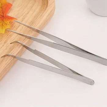 2pcs Straight Elbow Stainless Steel Tweezers Pliers Tool for DIY Jewelry Making Aquatic Plant Pliers Clip
2pcs Straight Elbow Stainless Steel Tweezers Pliers Tool for DIY Jewelry Making Aquatic Plant Pliers Clip