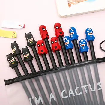 12pcs Cartoon Gel Pen Cute Creative Cool Hero School Signature Ink Pens for Students Freebies Kawaii Office Stationary 0.38mm
12pcs Cartoon Gel Pen Cute Creative Cool Hero School Signature Ink Pens for Students Freebies Kawaii Office Stationary 0.38mm