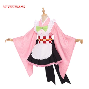 VEVEFHUANG Demon Slayer Kochou Shinobu Kamado Nezuko Kanroji Mitsuri Kibutsuji Muzan Kimono Maid Uniforms Cosplay Costume Party
VEVEFHUANG Demon Slayer Kochou Shinobu Kamado Nezuko Kanroji Mitsuri Kibutsuji Muzan Kimono Maid Uniforms Cosplay Costume Party