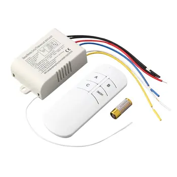 Popular 220V 3 Way ON/OFF Digital RF Remote Control Switch Wireless For Light Lamp Anti-Interference White Switch
Popular 220V 3 Way ON/OFF Digital RF Remote Control Switch Wireless For Light Lamp Anti-Interference White Switch