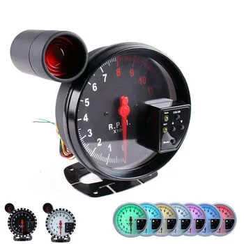 5 Inch RPM Gauge 11000 Tachometer Stepper Motor Meter with Shift Light Work For 1-10 Cylinders Car
5 Inch RPM Gauge 11000 Tachometer Stepper Motor Meter with Shift Light Work For 1-10 Cylinders Car