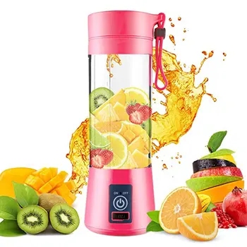 380ml 6 Blades Mini USB Rechargeable Portable Electric Fruit Juicer Smoothie Maker Blender Machine Sports Bottle Juicing Cup
380ml 6 Blades Mini USB Rechargeable Portable Electric Fruit Juicer Smoothie Maker Blender Machine Sports Bottle Juicing Cup