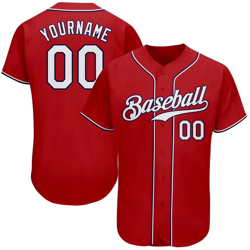 

Custom Baseball Jerseys Printing Any Name Number Make Your Own Athletic Sportwear Shirt For Men/Youth