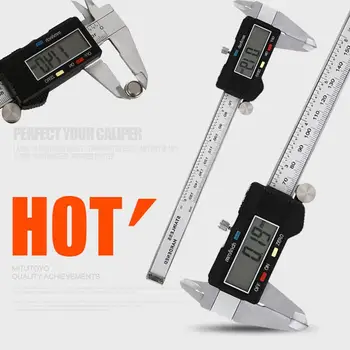 LCD Digital Vernier Caliper Universal Portable Metric/Imperial LR44 Battery School Measurement Digital Vernier Caliper
LCD Digital Vernier Caliper Universal Portable Metric/Imperial LR44 Battery School Measurement Digital Vernier Caliper