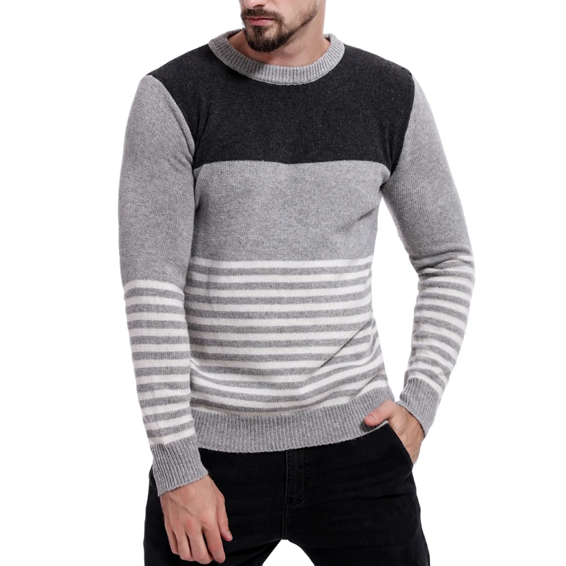 Sweater Men 2019 Men's New Patchwork Sweater Trend Contrast Color Hollow Collar Sweater
Sweater Men 2019 Men's New Patchwork Sweater Trend Contrast Color Hollow Collar Sweater