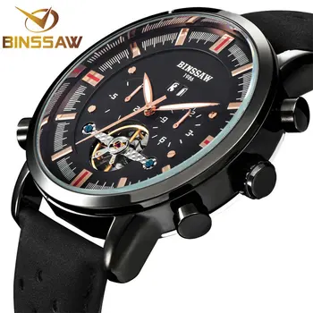 Men Tourbillon Automatic Mechanical Watch Fashion Casual Leather Military Sport Luxury Brand Self-Wind Watches Relogio Masculino
Men Tourbillon Automatic Mechanical Watch Fashion Casual Leather Military Sport Luxury Brand Self-Wind Watches Relogio Masculino