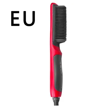 Hair Straight Electric Hair Straightener Steam Hot Comb Beard Straightener Styler Brush Hair Styling Tools
Hair Straight Electric Hair Straightener Steam Hot Comb Beard Straightener Styler Brush Hair Styling Tools