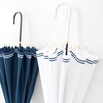 Tiohoh 16K Long Umbrella Rain Women Windproof Golf Umbrella Grils Paraguas Navy White Travel Ladies Umbrella Promotion
Tiohoh 16K Long Umbrella Rain Women Windproof Golf Umbrella Grils Paraguas Navy White Travel Ladies Umbrella Promotion