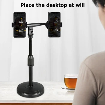 Desktop Phone Holder Adjustable Metal Telescopic Tablet Stand Universal Cell Phone Holders Live Dual Camera Bracket
Desktop Phone Holder Adjustable Metal Telescopic Tablet Stand Universal Cell Phone Holders Live Dual Camera Bracket