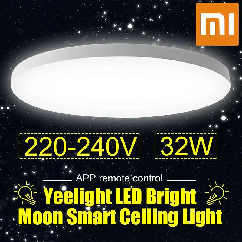 2019 New Original Xiaomi Yeelight Smart Ceiling Light Lamp Remote Mi APP WIFI Bluetooth Control Smart LED Color IP60 Dustproof
2019 New Original Xiaomi Yeelight Smart Ceiling Light Lamp Remote Mi APP WIFI Bluetooth Control Smart LED Color IP60 Dustproof