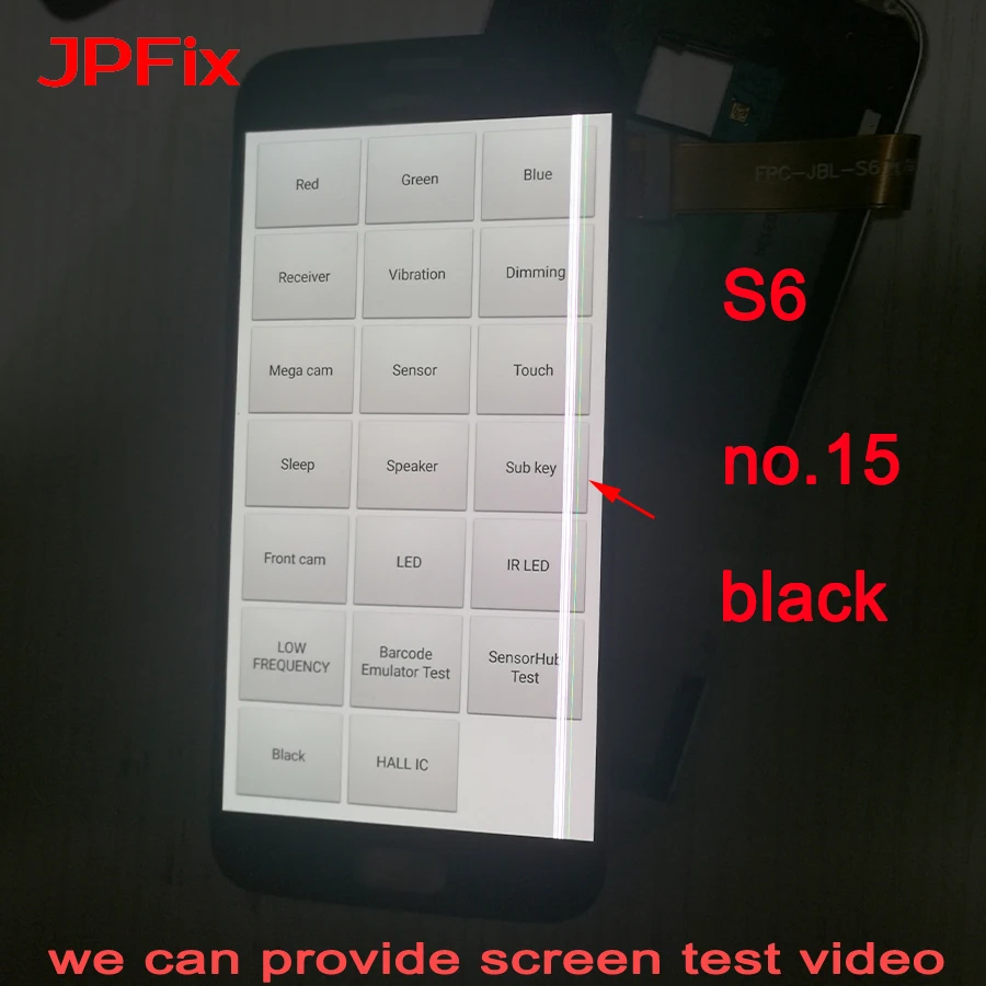 JPFix Super AMOLED For Samsung S6 G920FD LCD Touch Screen Replacement Display Assembly Dot Screen Line Shadow
JPFix Super AMOLED For Samsung S6 G920FD LCD Touch Screen Replacement Display Assembly Dot Screen Line Shadow