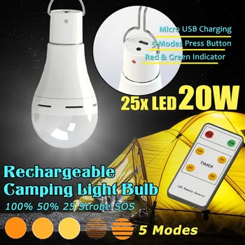 2pcs DC5V 20W Dimmable USB Charging Rechargeable Emergency Outdoor Tent Camping LED Light Bulb With 6Keys Remote Control
2pcs DC5V 20W Dimmable USB Charging Rechargeable Emergency Outdoor Tent Camping LED Light Bulb With 6Keys Remote Control