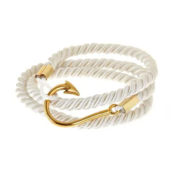 Runda Summer 2020 Sailor Knot Cotton Rope Bracelet Stainless Steel Anchor Bracelts for Men and Women Jewelry
Runda Summer 2020 Sailor Knot Cotton Rope Bracelet Stainless Steel Anchor Bracelts for Men and Women Jewelry