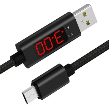 QC 3.0 Fast Charging Voltage and Current Display Nylon Braided USB C Data Sync Cable for IPhone X 7 8 6 5 Samsung Xiaomi HUAWEI
QC 3.0 Fast Charging Voltage and Current Display Nylon Braided USB C Data Sync Cable for IPhone X 7 8 6 5 Samsung Xiaomi HUAWEI