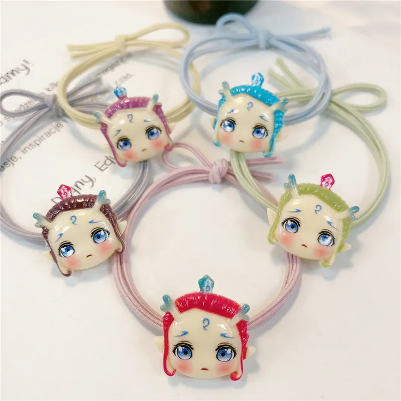 JUILELI/10PCS/Cartoon resin Nezha hair rope cute head rope net red isn high elastic rubber band Nezha hair ring hair accessories
JUILELI/10PCS/Cartoon resin Nezha hair rope cute head rope net red isn high elastic rubber band Nezha hair ring hair accessories
