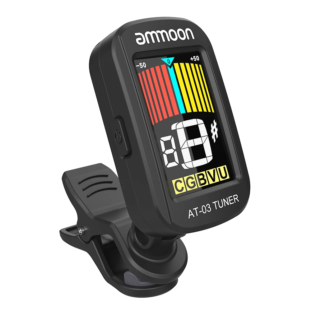 ammoon 360° Rotatable Portable Clip-on Electric Tuner Color LCD Screen for Guitar Bass Violin Chromatic Ukulele Universal
ammoon 360° Rotatable Portable Clip-on Electric Tuner Color LCD Screen for Guitar Bass Violin Chromatic Ukulele Universal