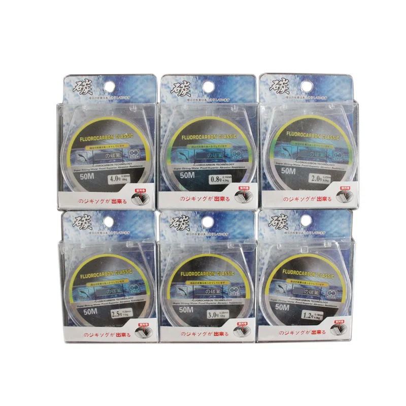 50 M Import Fluorocarbon 50 M Fishing Line Ultra-strength Tension Mainline Strands Transparent Fishing Line Small Accessories
50 M Import Fluorocarbon 50 M Fishing Line Ultra-strength Tension Mainline Strands Transparent Fishing Line Small Accessories