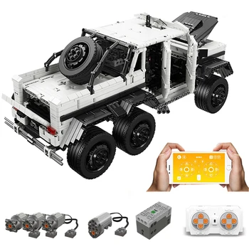3300Pcs 1:8 High Level RC Six-Wheeled SUV Vehicle Building Block Model DIY Construction Model For Children Kids Toys Gift- White
3300Pcs 1:8 High Level RC Six-Wheeled SUV Vehicle Building Block Model DIY Construction Model For Children Kids Toys Gift- White